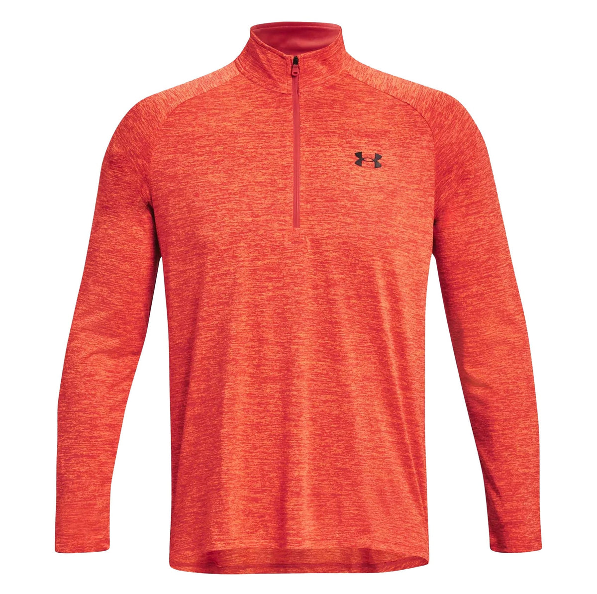 Under Armour Tech 1/2 Zip Jacket - Mens - After Burn/Orange Blast
