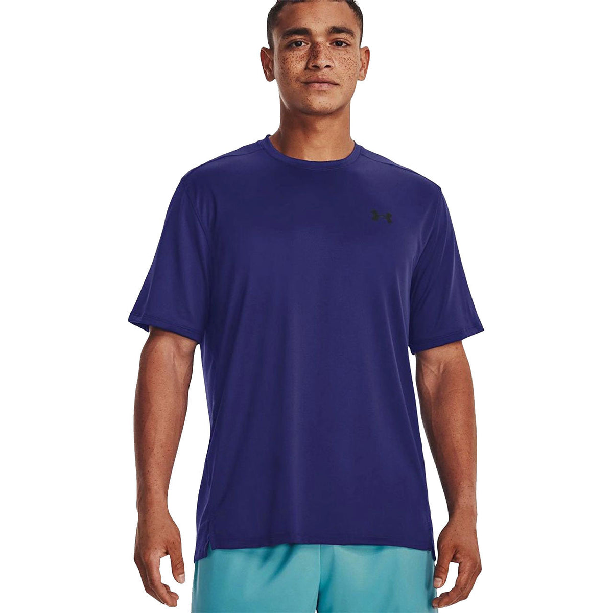 Under Armour Tech Vent Short Sleeve Training Tee - Mens - Sonar Blue/Black