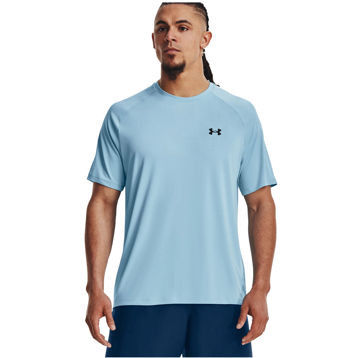 Under Armour Tech Short Sleeve Training Tee - Mens - Blizzard/Black