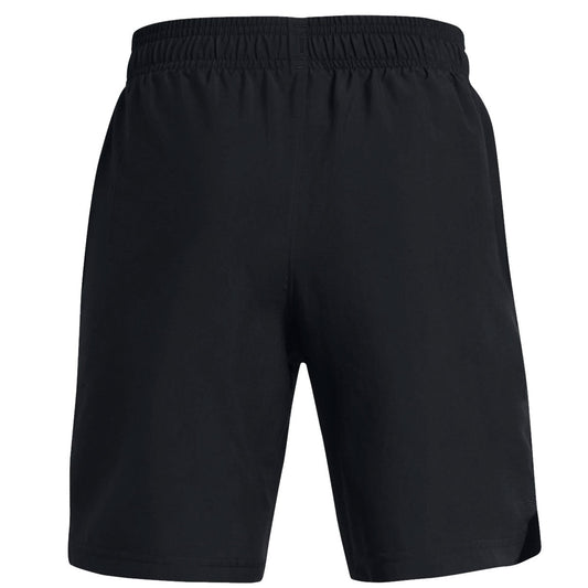 Under Armour Woven Wordmark Shorts - Boys - Black/White Youth X-Small