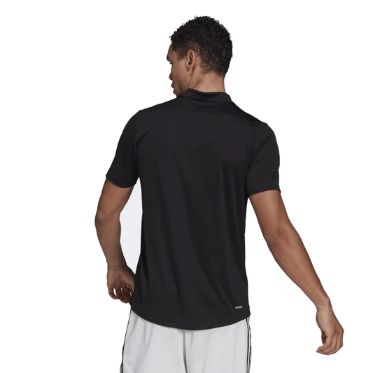 adidas Aeroready Designed To Move Sport Polo Shirt - Mens - Black