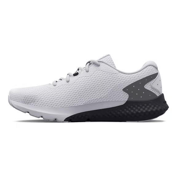 Under Armour Charged Rogue 3 Running Shoes - Mens - White/Black