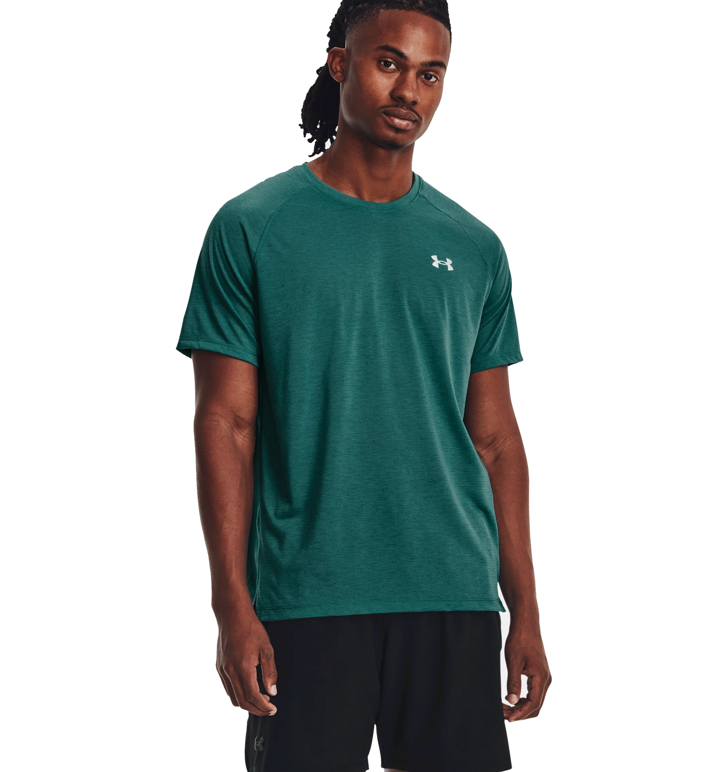 Under Armour Streaker Run Short Sleeve Tee - Mens - Coastal Teal/Reflective