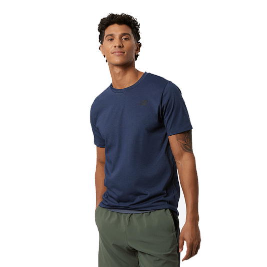 New Balance Tenacity Heathertech Tee - Mens - Navy