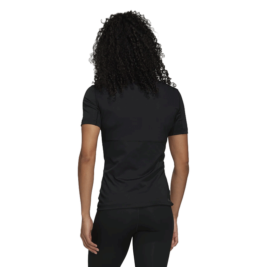 adidas Techfit Training Tee - Womens - Black/White