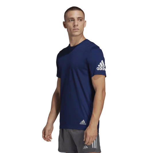 adidas Run It Tee - Mens - Dark Blue