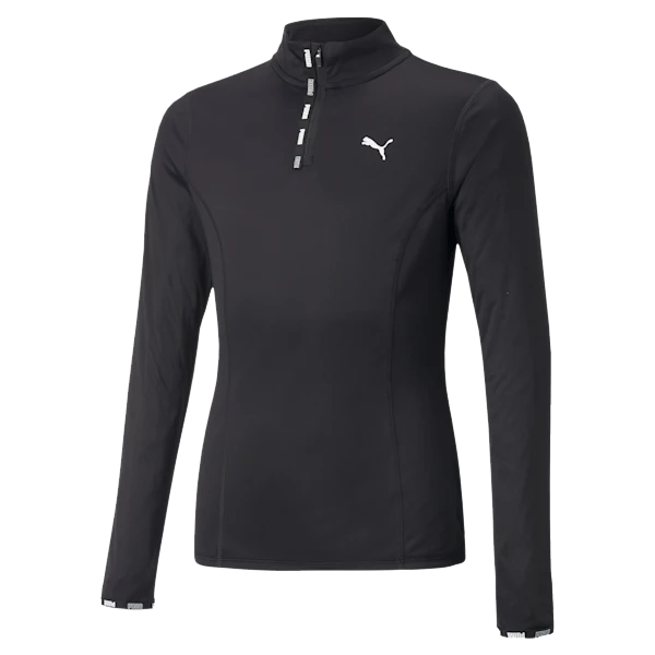 Puma RT Strong 1/4 Zip Top - Girls - Black