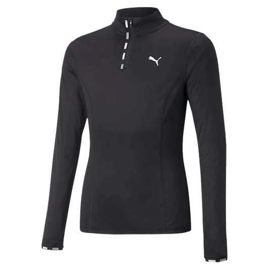 Puma RT Strong 1/4 Zip Top - Girls - Black