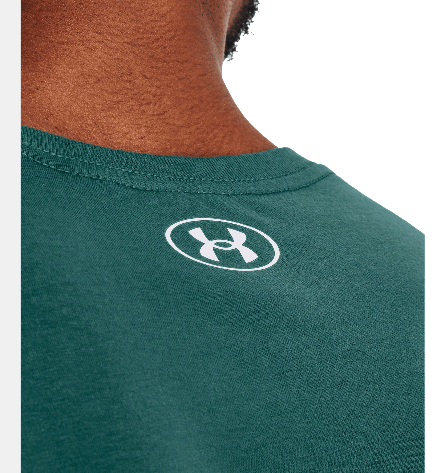 Under Armour Boxed Sportstyle Short Sleeve Tee - Mens - Coastal Teal/White