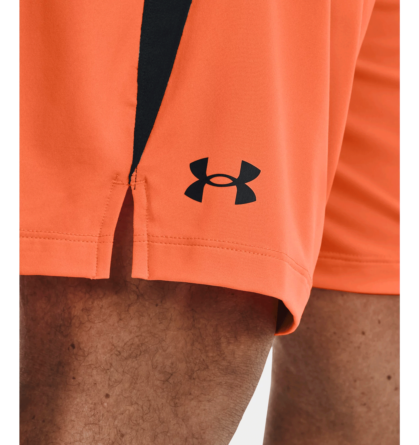 Under Armour Tech Vent Training Shorts - Mens - Orange Blast/Black