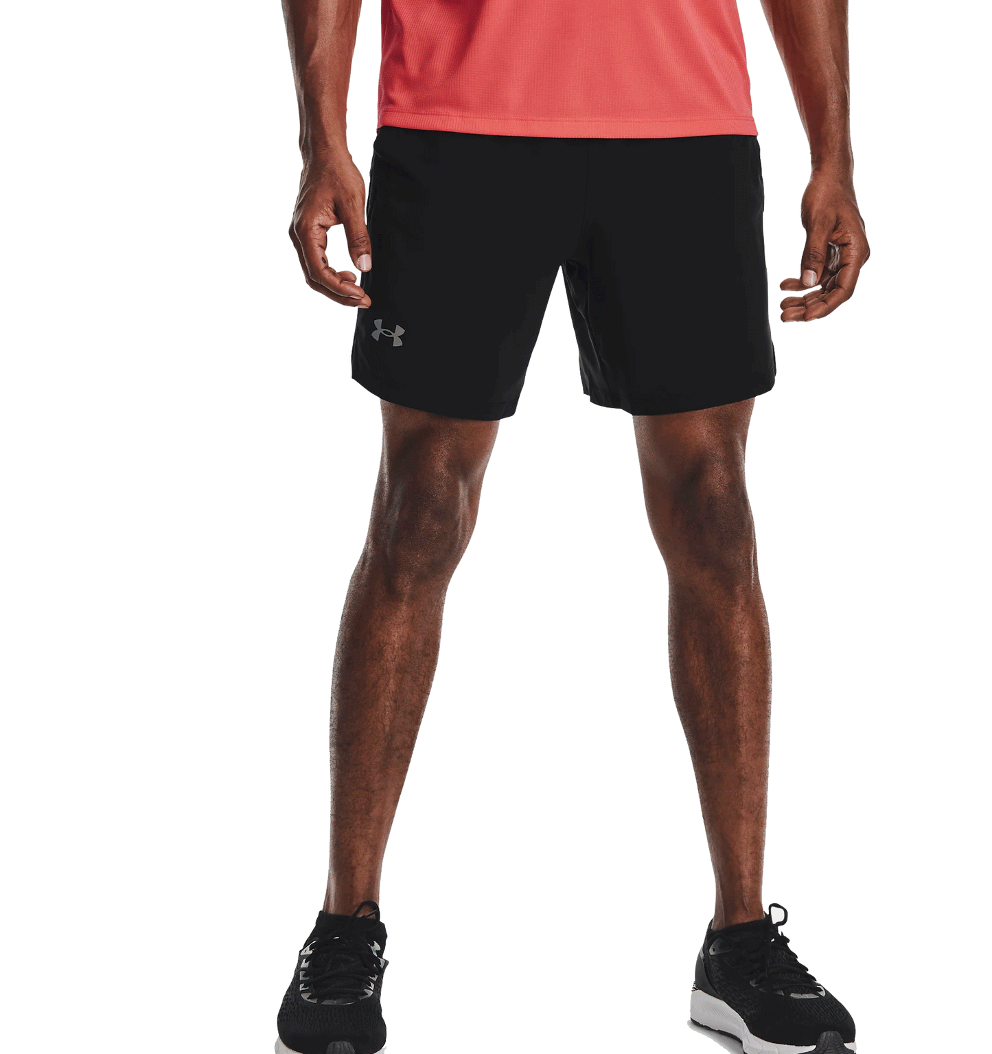 Under Armour Launch Run 7 inch Shorts - Mens - Black/Reflective