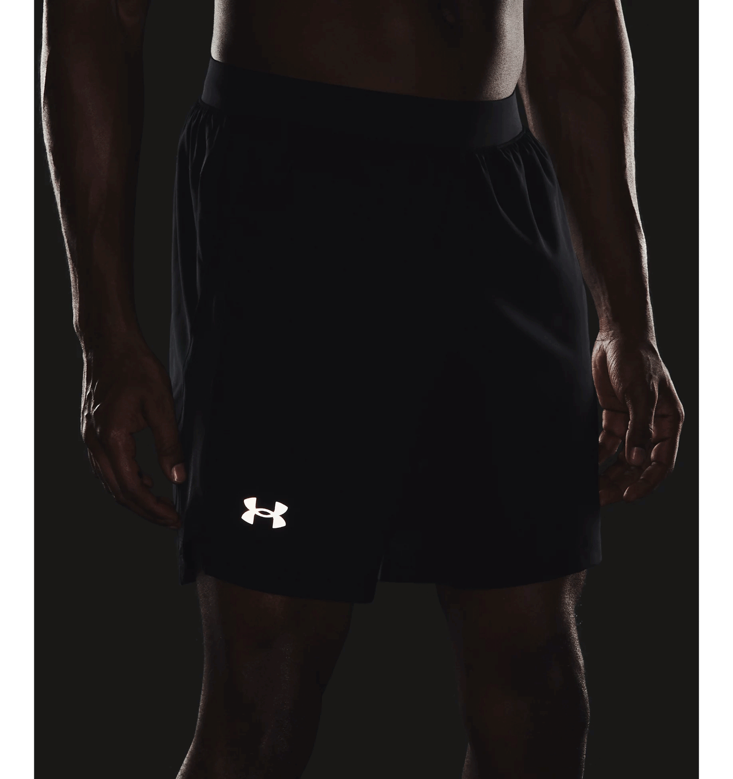 Under Armour Launch Run 7 inch Shorts - Mens - Black/Reflective