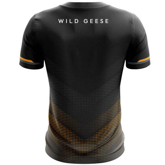 Mc Keever Wild Geese GAA Training Jersey - Womens - Black Matrix