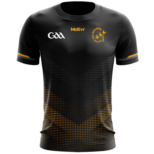 Mc Keever Wild Geese GAA Training Jersey - Womens - Black Matrix