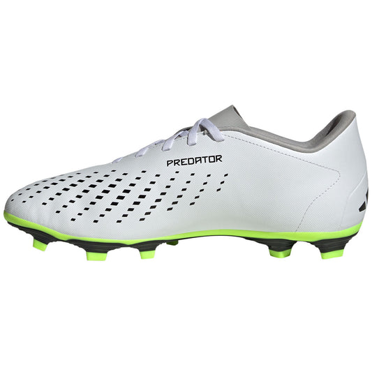 adidas Predator Accuracy.4 Football Boots - Adult - White/Black/Lucid Lemon