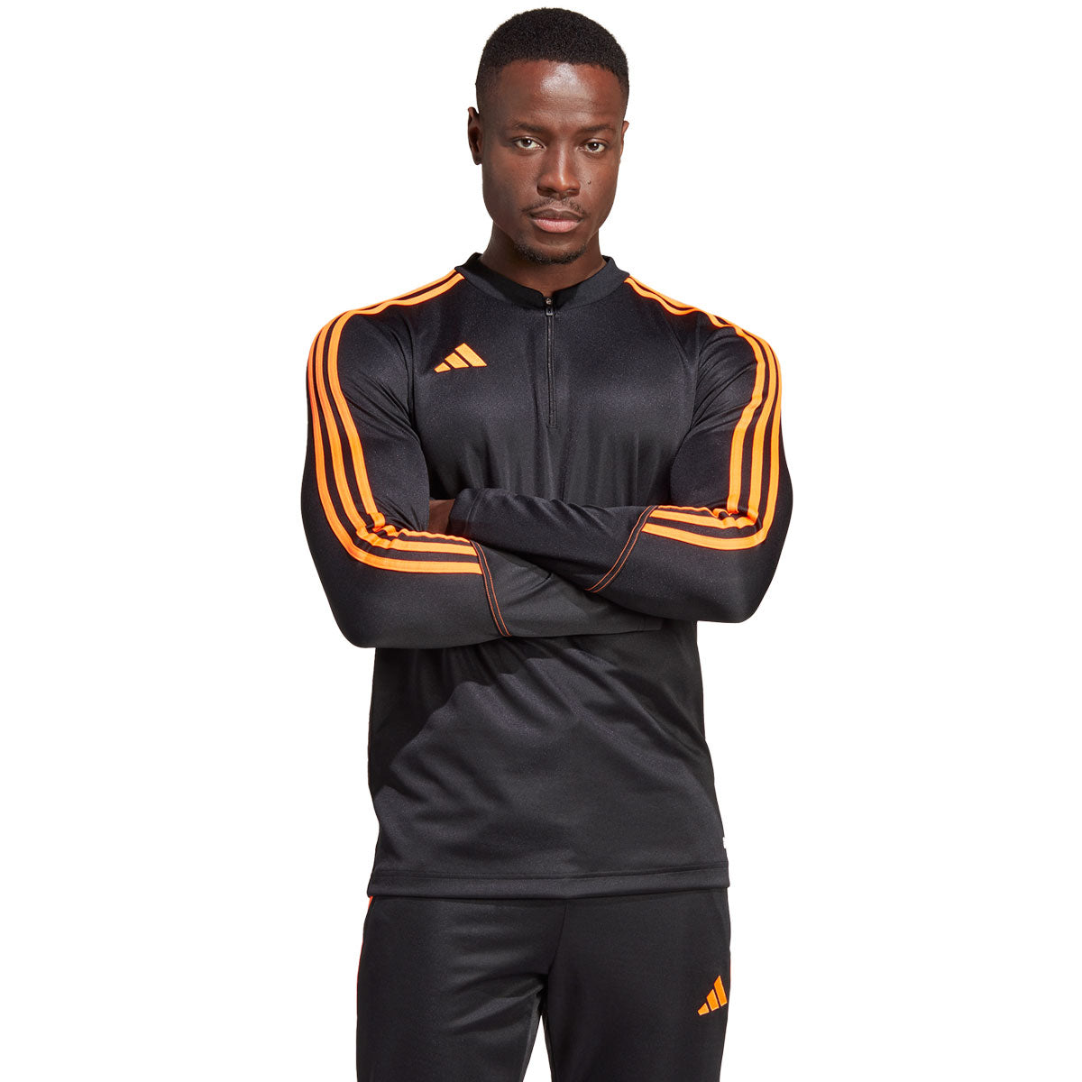 adidas Tiro 23 Club Training Top - Adult - Black/Orange