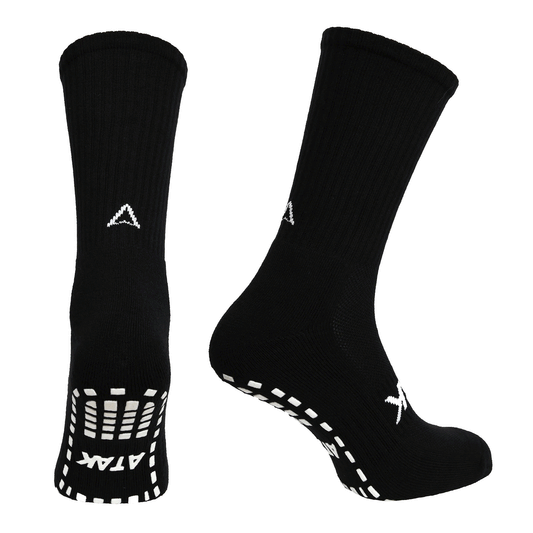Atak Grip Shox Mid Leg Socks - Adult - Black/White