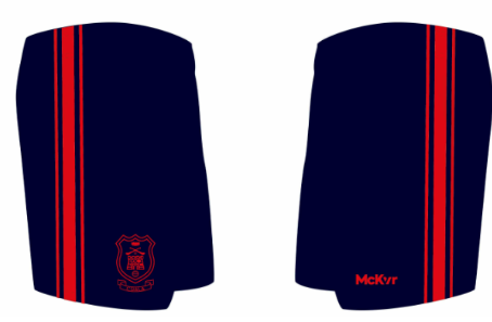 Mc Keever Cuala GAA Match Shorts - Womens - Navy/Red