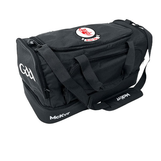 Mc Keever Eire Og GAA Carlow Core 22 Medium Kitbag with Compartment - Black