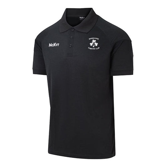 Mc Keever Shamrocks Camogie - Galway Core 22 Polo Top - Adult - Black