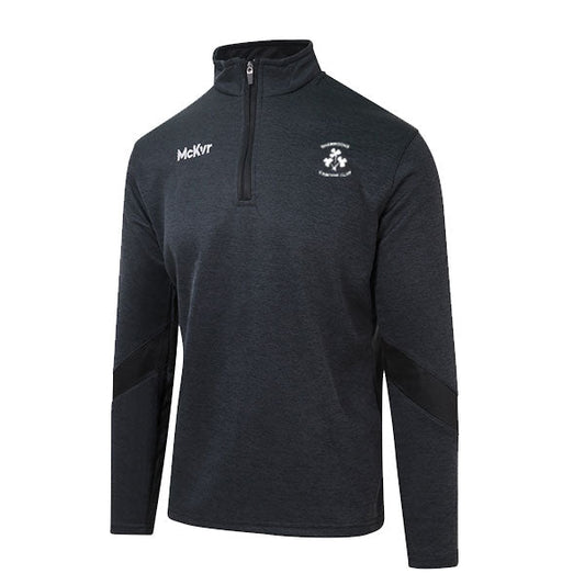 Mc Keever Shamrocks Camogie - Galway Core 22 1/4 Zip Top - Adult - Black