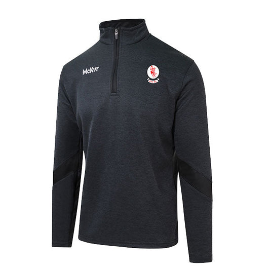 Mc Keever Eire Og GAA Carlow Core 22 1/4 Zip Top - Adult - Black