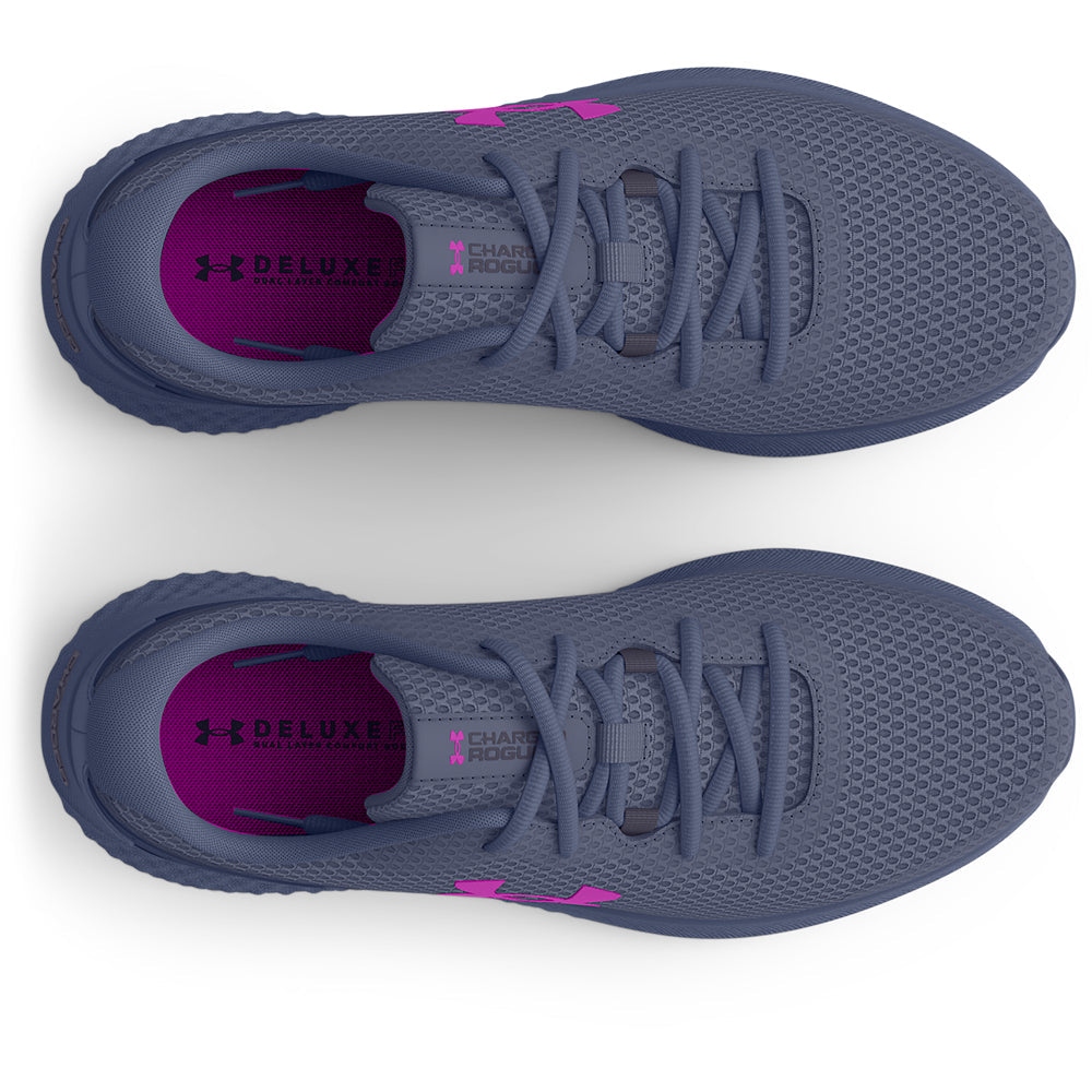 Under Armour Charged Rogue 3 Running Shoes - Womens - Aurora Purple/Tempered Steel/Strobe