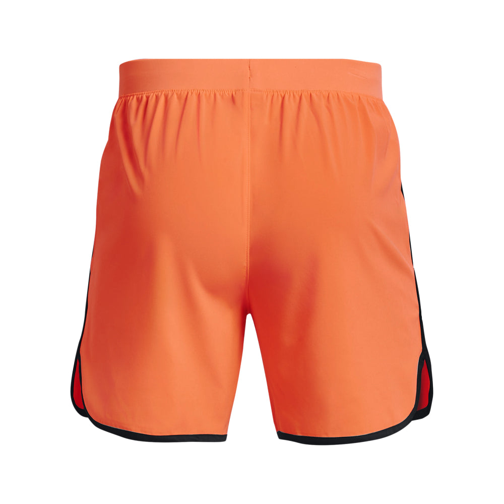 Under Armour HIIT Woven 6in Shorts - Mens - Orange Blast/Black