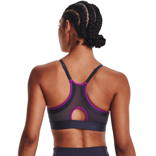 Under Armour Infinity Low Sports Bra - Womens - Tempered Steel/Strobe