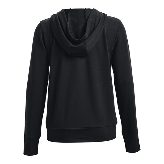 Under Armour Rival Terry Full Zip Hoodie - Womens - Black/White