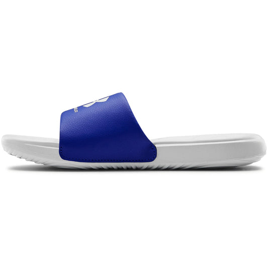 Under Armour Ansa Fixed Sliders - Boys - Halo Grey/Royal
