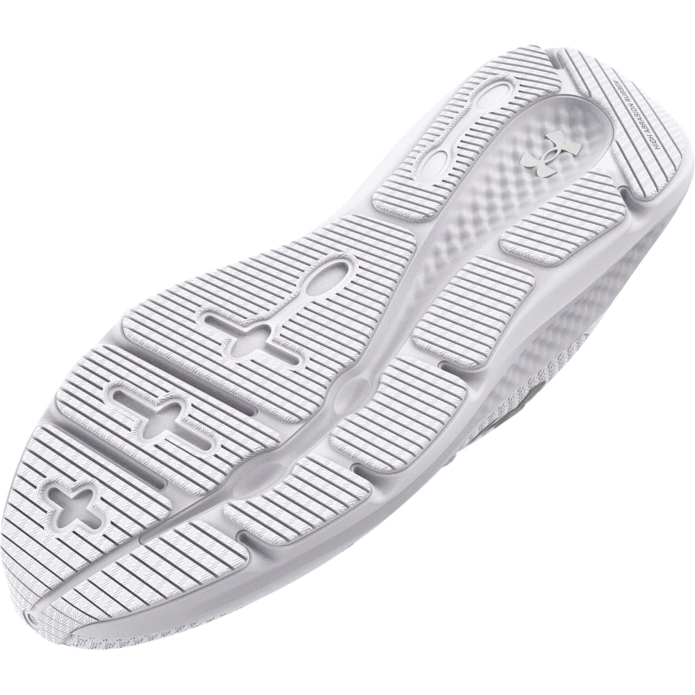Under Armour Charged Pursuit 3 Running Shoes - Mens - White/Metallic Silver