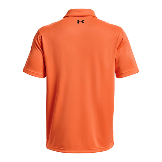 Under Armour Tech Polo Tee - Mens - Orange Blast/Black