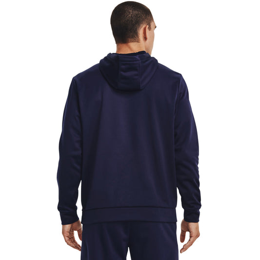 Under Armour Armour Fleece Big Logo Hoodie - Mens - Midnight Navy/Black