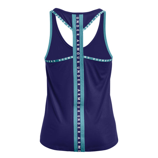 Under Armour Knockout Tank Top - Womens - Sonar Blue/White/Glacier Blue