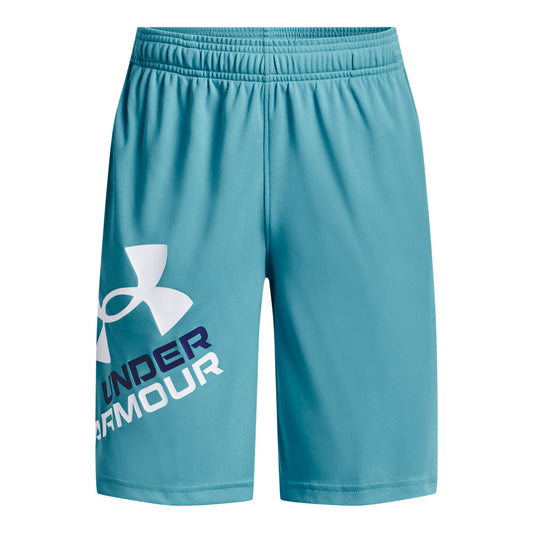 Under Armour Prototype 2.0 Logo Shorts - Boys - Glacier Blue/White