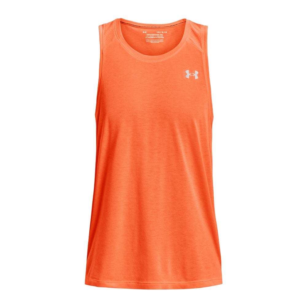 Under Armour Streaker Run Singlet - Mens - Orange Blast/Reflective