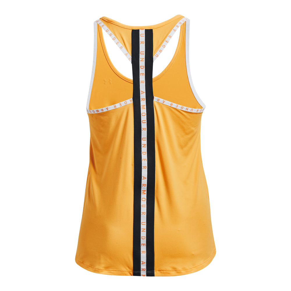 Under Armour Knockout Tank Top - Womens - Rise/Black/Sunset Boulevard