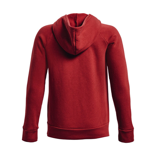 Under Armour Rival Fleece Big Logo Hoodie - Boys - Stadium Red/Onyx White