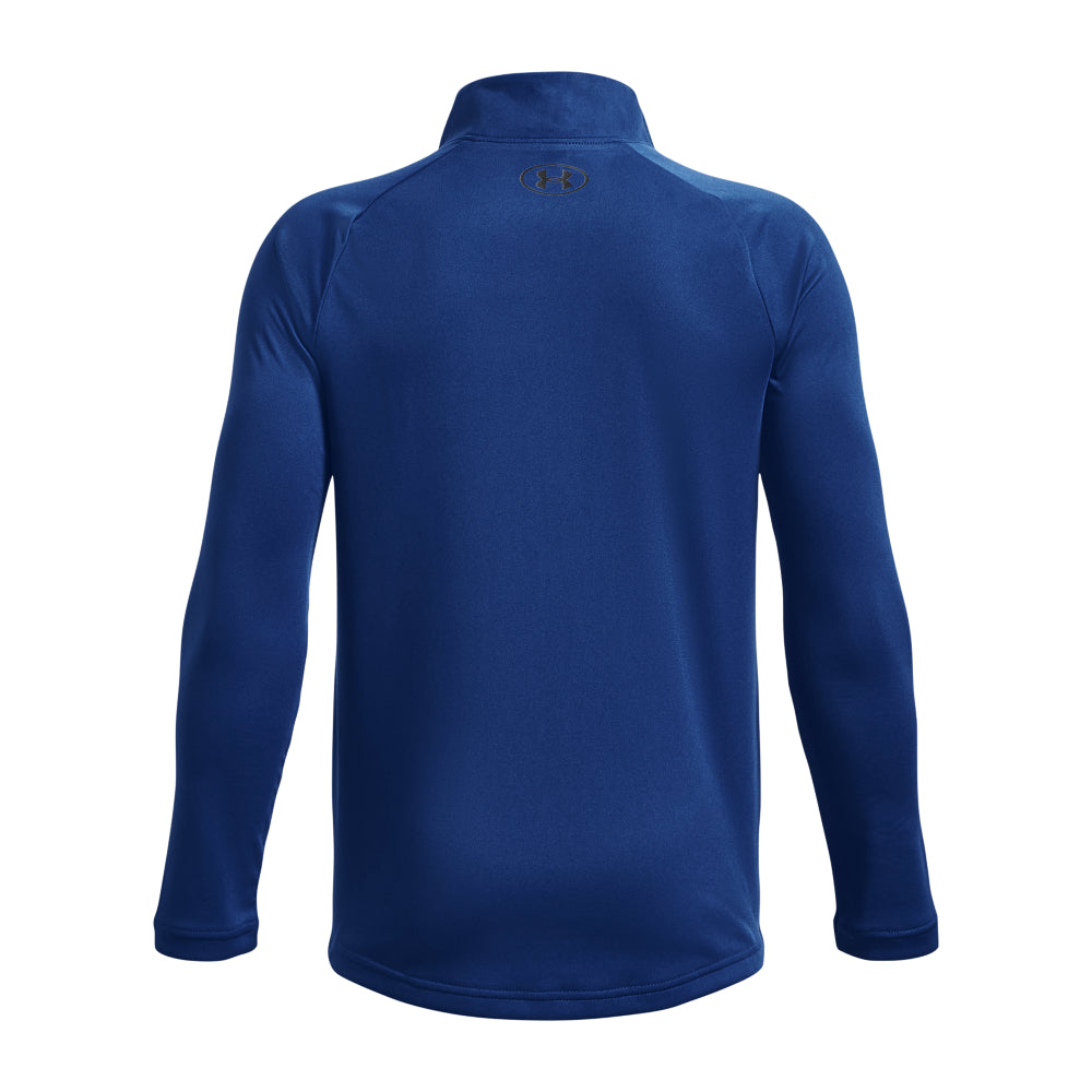 Under Armour Tech 2.0 1/2 Zip Top - Boys - Blue Mirage/Black