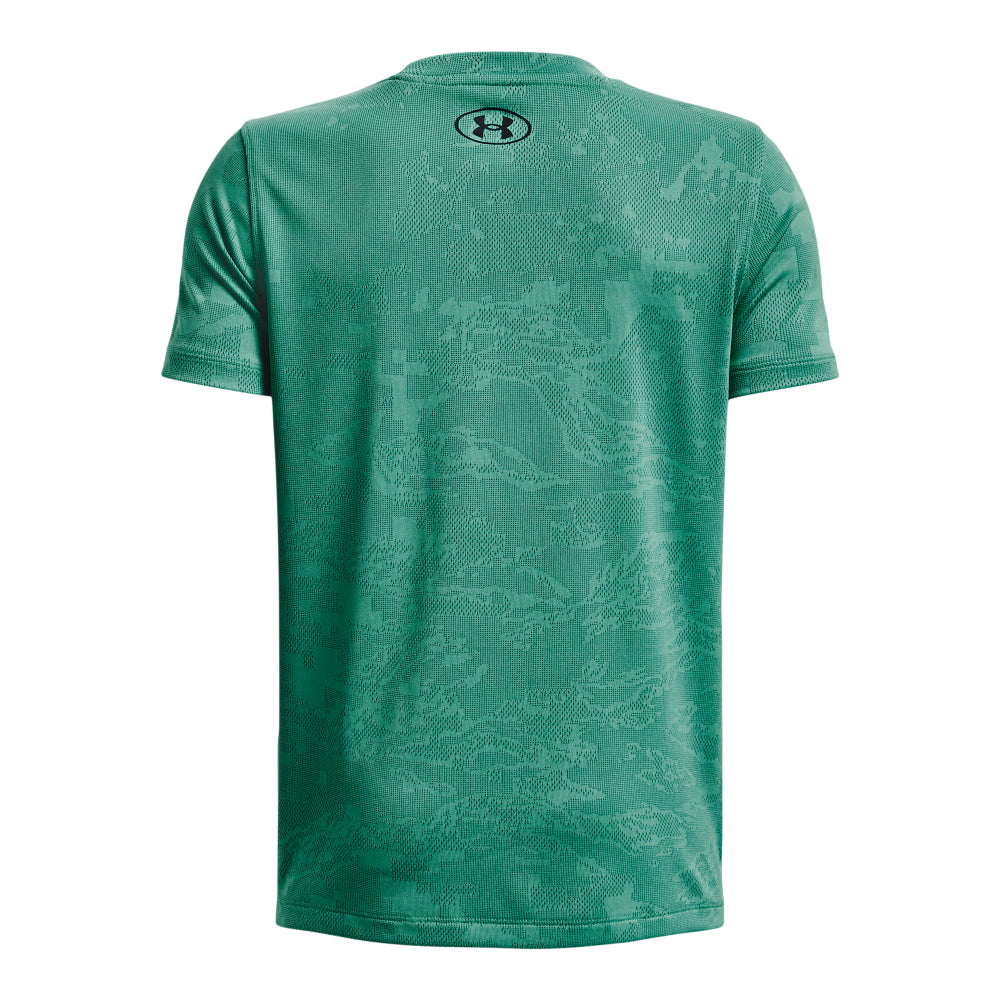 Under Armour Tech Vent Jacquard Short Sleeve Tee - Boys - Birdie Green/Black