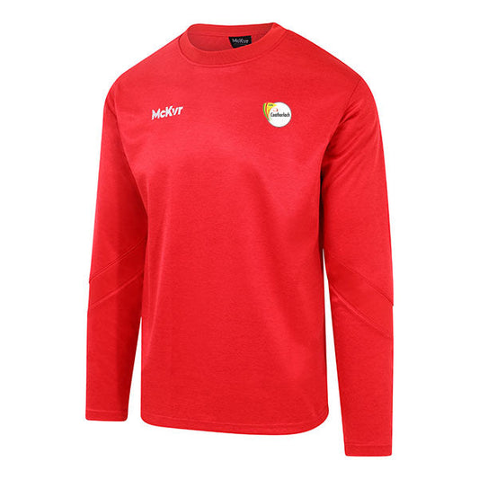 Mc Keever Eire Og GAA Carlow Core 22 Sweat Top - Adult - Red