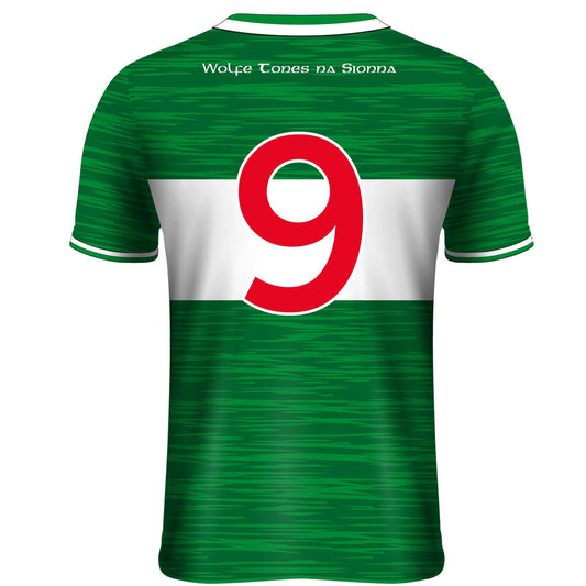 Mc Keever Wolfe Tones Na Sionna - Clare Numbered Home Jersey - Adult - Green