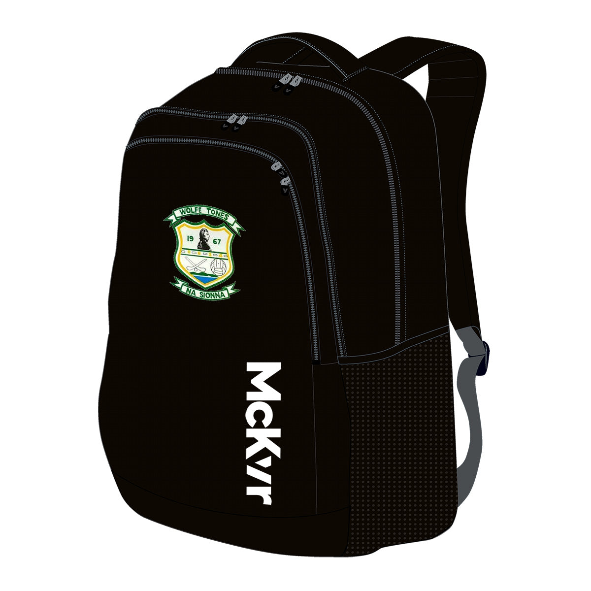 Mc Keever Wolfe Tones Na Sionna, Clare Core 22 Back Pack - Black